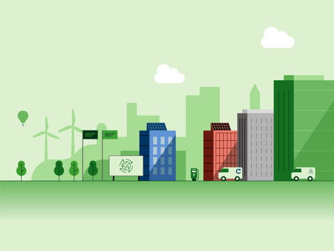 illustration of a city