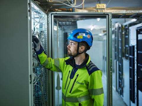 Telecom worker