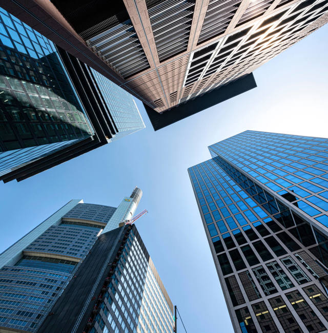 Modern buildings